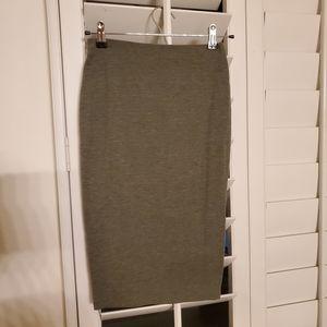 Forever 21 green pencil skirt stretchy xs